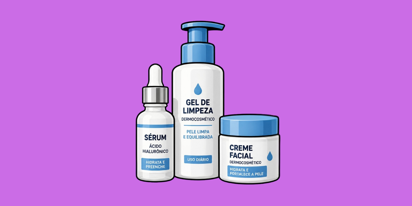 melhores dermocomesticos para rotina de skin care