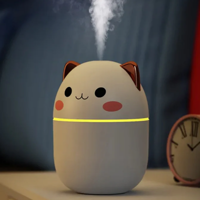 Mini Umidificador Gatinho Fofo 250ml — preço na Shopee