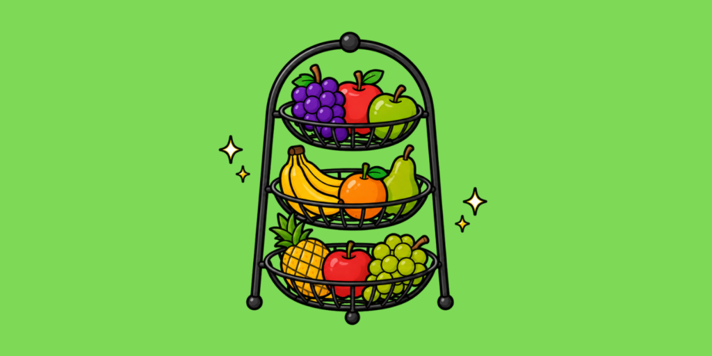 melhores fruteiras dois e tres andares para cozinha