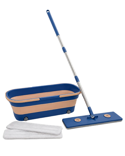 Kit Esfregão e Balde Dobrável com Raspador — preço na Shopee