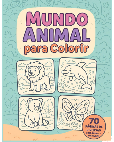 Livro para Colorir Mundo Animal &mdash; pre&ccedil;os na Amazon