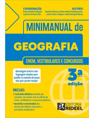 Minimanual de Geografia — Enem, Vestibulares e Concursos
