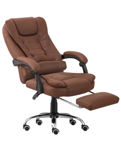 Cadeira Presidente Python Fly Girat&oacute;ria Marrom