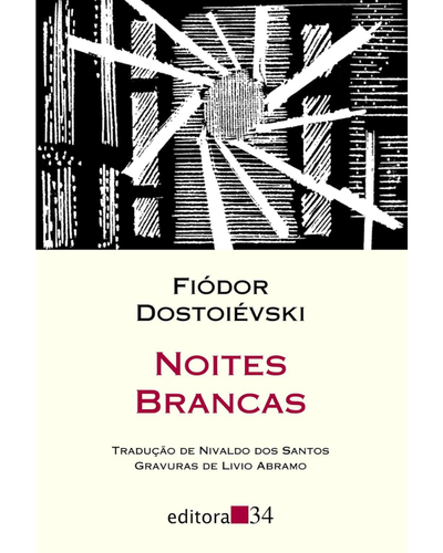 Capa de Noites Brancas, de Fi&oacute;dor Dostoi&eacute;vski