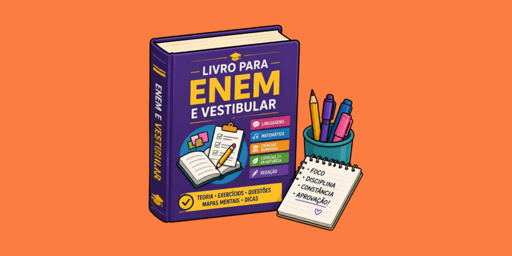 melhores livros para passar no Enem e em vestibular
