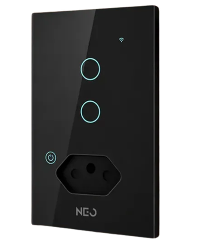 Interruptor Inteligente Smart Wifi Neo 2 Botões — preço no Mercado Livre