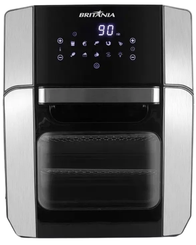Britânia BFR2100P de 12 litros com painel touch e porta de vidro