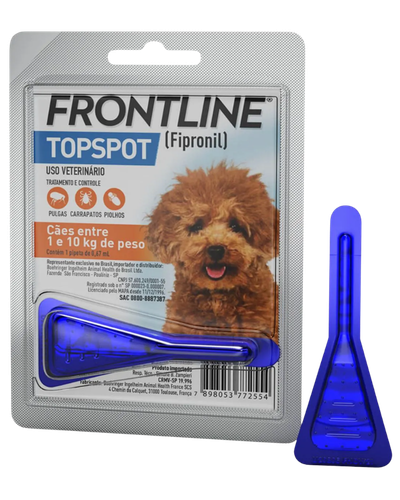 Frontline TopSpot para c&atilde;es de 1 a 10kg