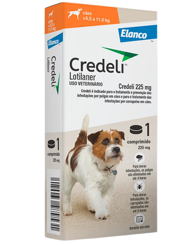 Credeli 225mg para c&atilde;es de 5,5 a 11kg