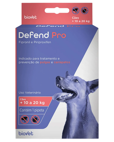Defend Pro Biovet para c&atilde;es de 10 a 20kg