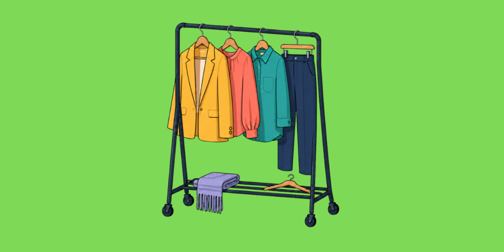 melhores araras de roupa para organizar quarto