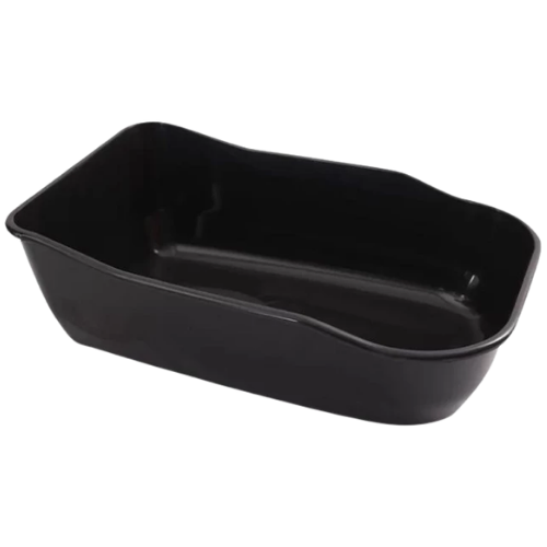 Caixa de areia Furbox alta preta 55 x 31 x 19 cm