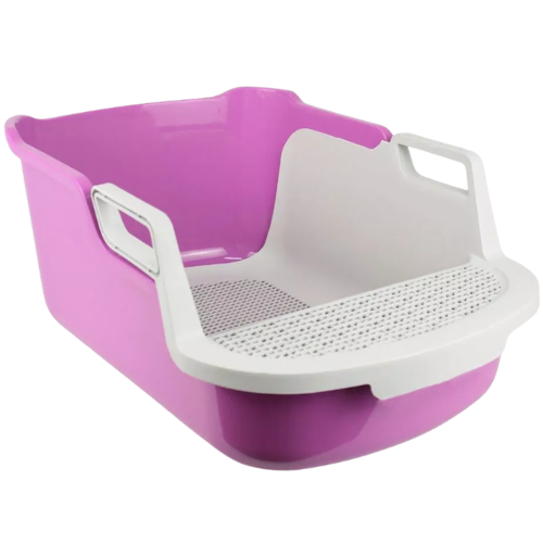 Caixa de areia grande Furac&atilde;o Pet com peneira remov&iacute;vel 61 x 41 x 26 cm