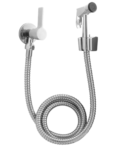 Ducha higi&ecirc;nica Alpha Hidrometais em ABS e a&ccedil;o inoxid&aacute;vel