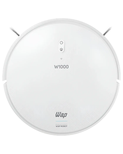 Robô aspirador WAP Robot W1000 branco com mapeamento Gyro