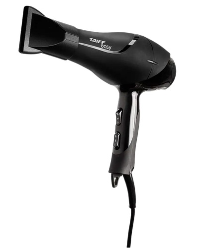 Secador Taiff Easy preto de 1700W com bico concentrador