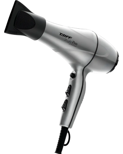 Secador profissional Taiff Style Pro prata de 2000W