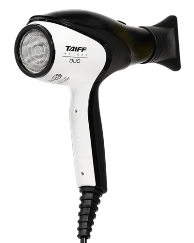Secador profissional Taiff Unique Duo preto e branco bivolt