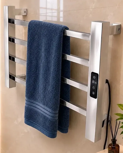 Toalheiro el&eacute;trico Stanfer inox 304 para uma toalha com timer digital