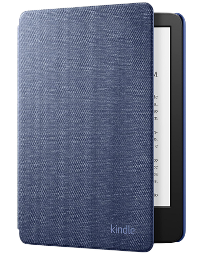 Capa de tecido azul oficial para Kindle 11&ordf; gera&ccedil;&atilde;o modelos 2022 e 2024