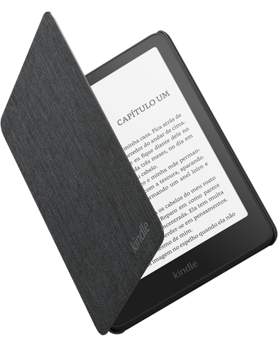 Capa de tecido oficial para Kindle Paperwhite e Kindle Colorsoft resistente &agrave; &aacute;gua