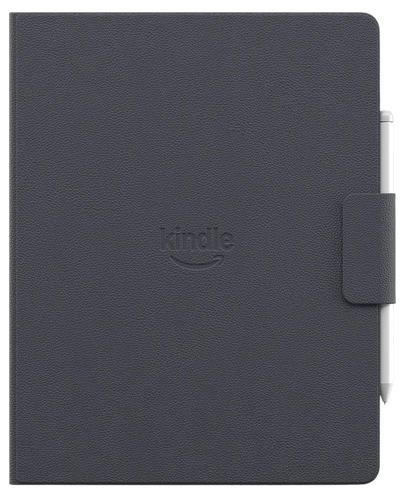Capa executiva estilo f&oacute;lio em couro com fixa&ccedil;&atilde;o magn&eacute;tica para Kindle Scribe 2026