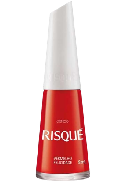 Esmalte vermelho Risqu&eacute; Vermelho Felicidade