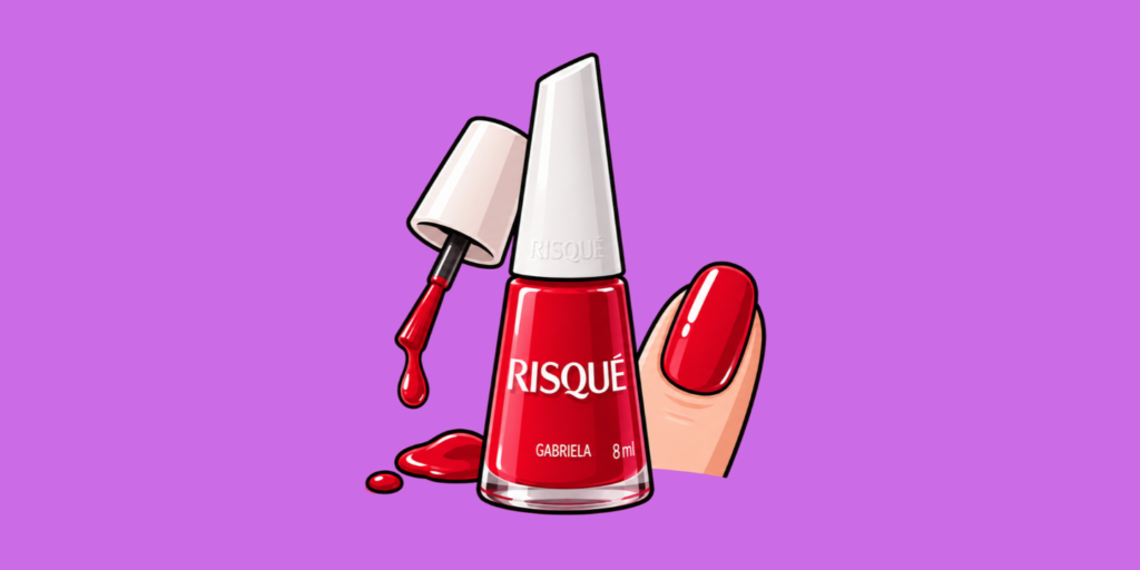 esmaltes vermelhos risque tons inverno e verão