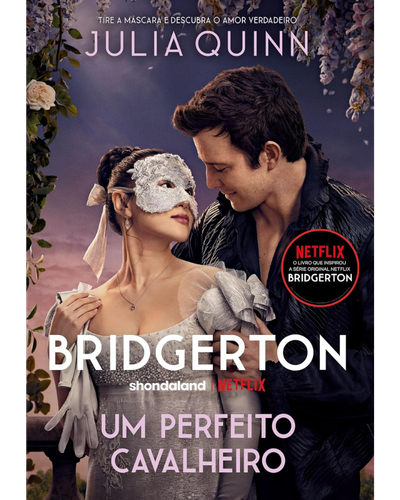 Capa do livro Um Perfeito Cavalheiro, terceiro livro da s&eacute;rie Os Bridgertons