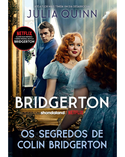 Capa do livro Os Segredos de Colin Bridgerton, quarto livro da s&eacute;rie