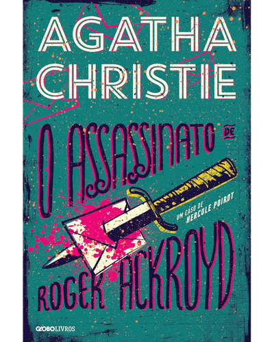 Capa do livro O Assassinato de Roger Ackroyd, de Agatha Christie