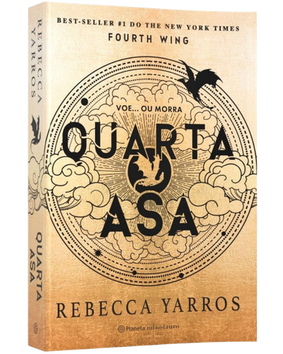 Capa do livro Quarta Asa, de Rebecca Yarros