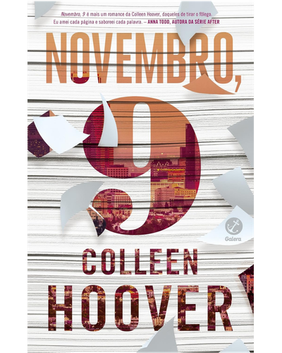 Capa do livro Novembro, 9, de Colleen Hoover
