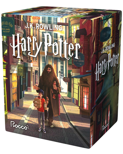 Box Harry Potter edi&ccedil;&atilde;o Pottermore com os 7 livros para dar de presente