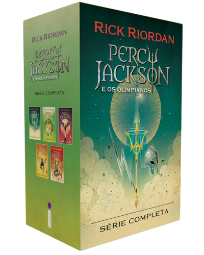 Box Percy Jackson e os Olimpianos nova edi&ccedil;&atilde;o para presentear