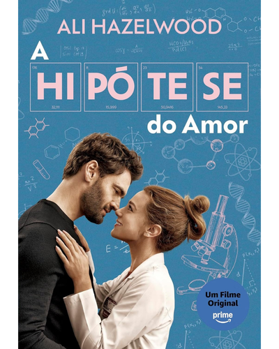Livro A Hip&oacute;tese do Amor de Ali Hazelwood edi&ccedil;&atilde;o com sobrecapa do filme