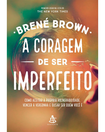 Livro A Coragem de Ser Imperfeito de Bren&eacute; Brown para presente