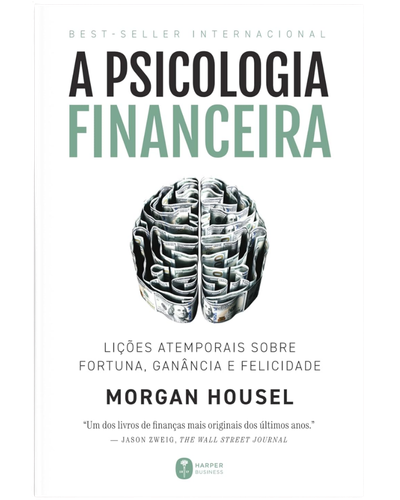 Livro A Psicologia Financeira de Morgan Housel para presente