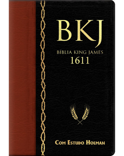 Capa da B&iacute;blia de Estudo King James Fiel 1611 (Holman)
