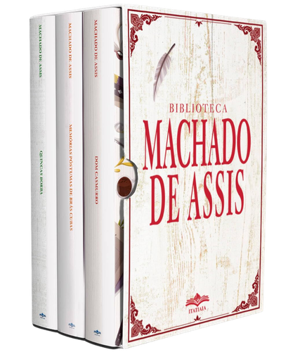 Box Biblioteca Machado de Assis volume 1 com 3 livros
