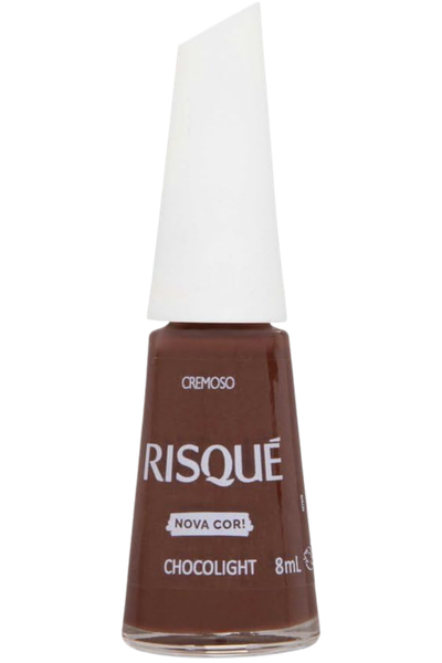 Esmalte Risqu&eacute; Chocolight marrom chocolate cremoso