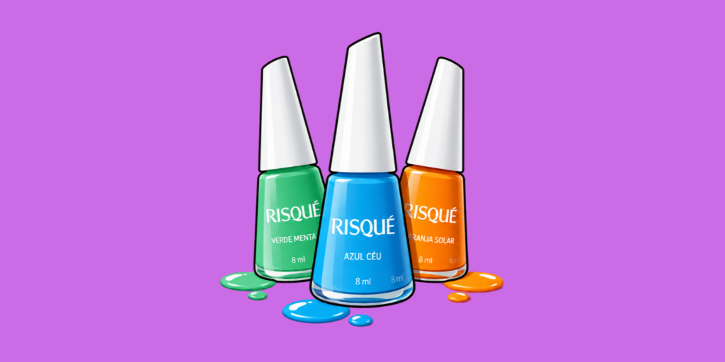 melhores esmaltes risque cores tons coloridos