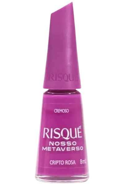 Esmalte rosa Risqu&eacute; Nosso Metaverso Cripto Rosa