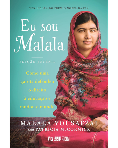 Capa do livro Eu Sou Malala, edi&ccedil;&atilde;o juvenil, de Malala Yousafzai