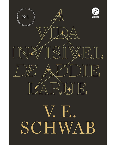 Capa do livro A Vida Invis&iacute;vel de Addie LaRue, de V.E. Schwab