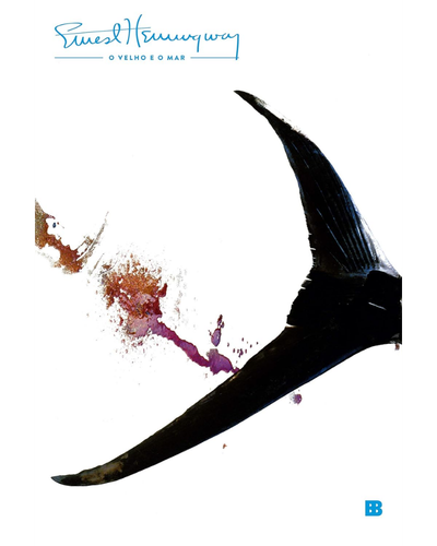 Capa do livro O Velho e o Mar, de Ernest Hemingway