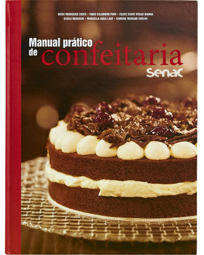 Capa do livro Manual Pr&aacute;tico de Confeitaria Senac