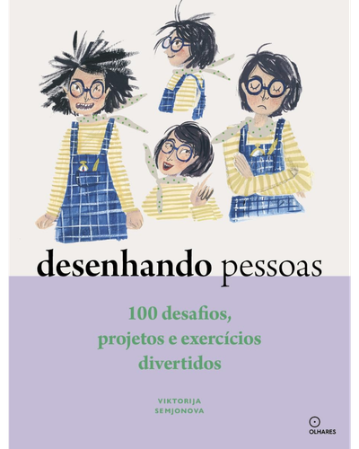 Capa do livro Desenhando Pessoas: 100 Desafios, de Viktorija Semjonova