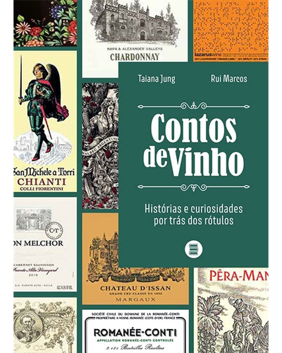 Capa do livro Contos de Vinho, de Taiana Jung e Rui Marcos