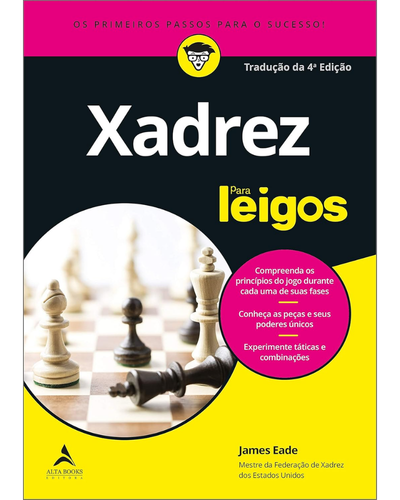 Capa do livro Xadrez para Leigos, de James Eade